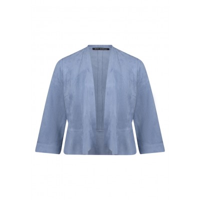 Betty Barclay - 4408 1673 Gilet jeans blauw daim look.